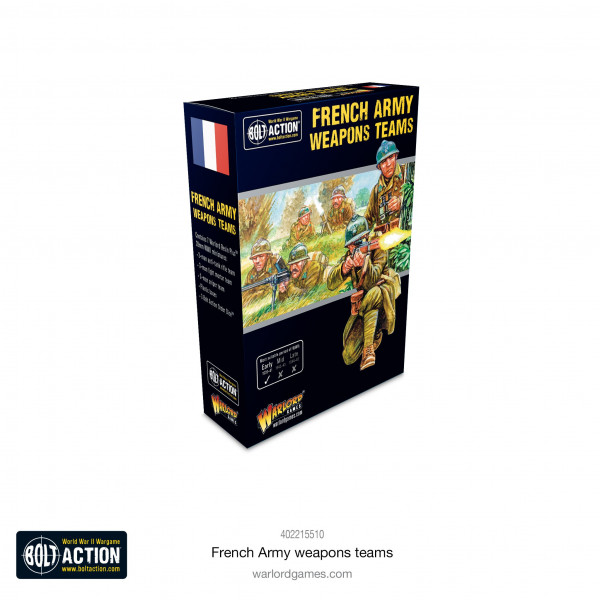 Bolt Action- French army weapons teams
 