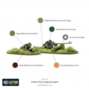 Bolt Action- French army weapons teams
 