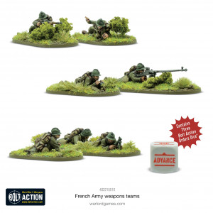 Bolt Action- French army weapons teams
 