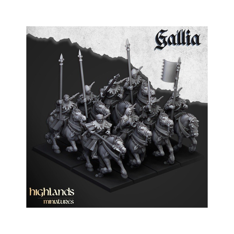 Galia Highland Miniatures - Figurines 3D Inspirées des Bretonniens pour Wargames Fantasy