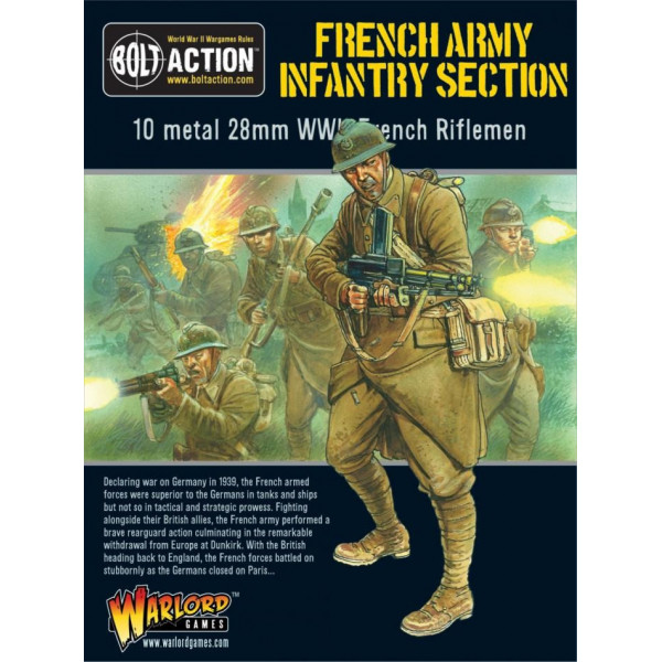 Bolt Action French infantry section 