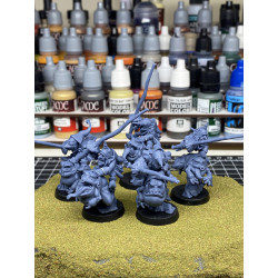 Higlands Miniature-Gobelins sur Squig avec Lances    (2)