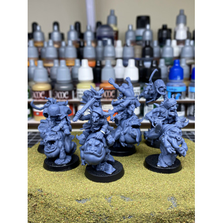 Higlands Miniature-Gobelins sur Squig arme de base   