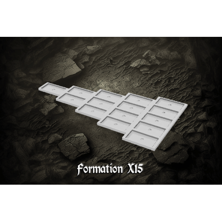 Plateaux de conversion socles 25x50 vers 30x50 