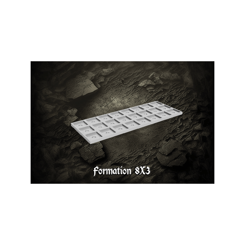 Plateaux de conversion socles 20x20 vers 25x25 