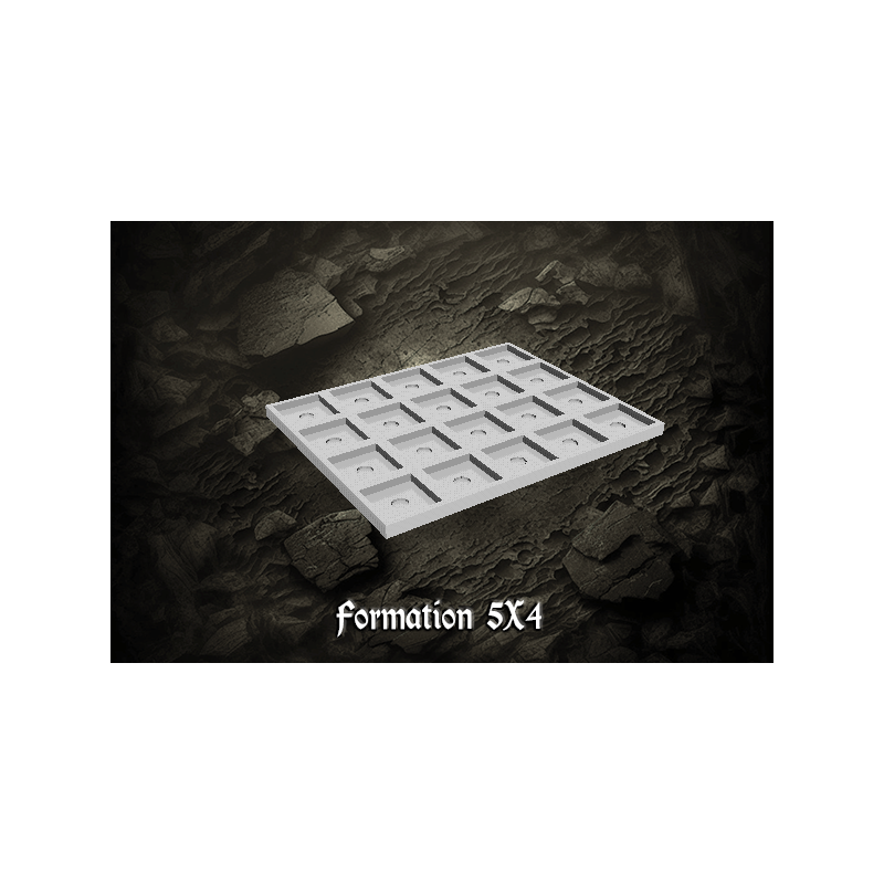 Plateaux de conversion socles 20x20 vers 25x25 