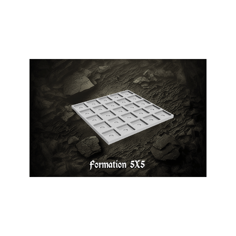 Plateaux de conversion socles 20x20 vers 25x25 