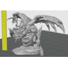 Figurine 3D Résine jeux de figurines Démon-Enfant du chaos pourriture 