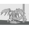 Figurine 3D Résine jeux de figurines Démon-Enfant du chaos pourriture 
