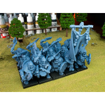 Higlands Miniature- Orc Warriors avec 2 armes de base   