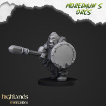 Higlands Miniature- Orc Warriors avec lance   