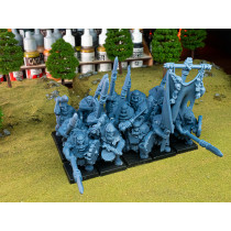 Higlands Miniature- Orc Warriors avec lance   