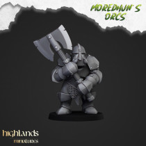 Higlands Miniature- Orc Warriors avec arc   