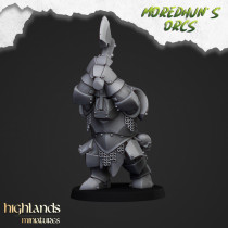 Higlands Miniature- Orc Warriors avec arc   