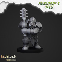 Higlands Miniature- Orc Warriors Armure lourde et armes lourdes   