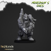 Higlands Miniature- Orc Warriors Armure lourde et armes lourdes   