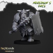 Higlands Miniature- Orc Warriors avec arc   