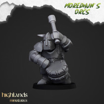 Higlands Miniature- Orc Warriors avec arc   