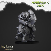 Higlands Miniature-Gobelins sur Squig avec Lances 