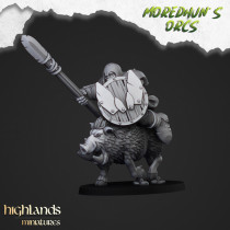 Higlands Miniature-Gobelins sur Squig avec Lances 