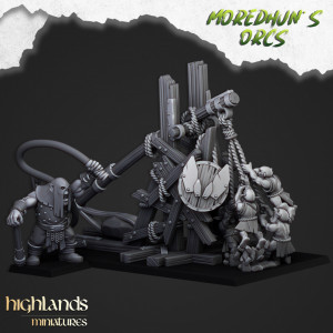 Higlands Miniature-Orc Lance roc  