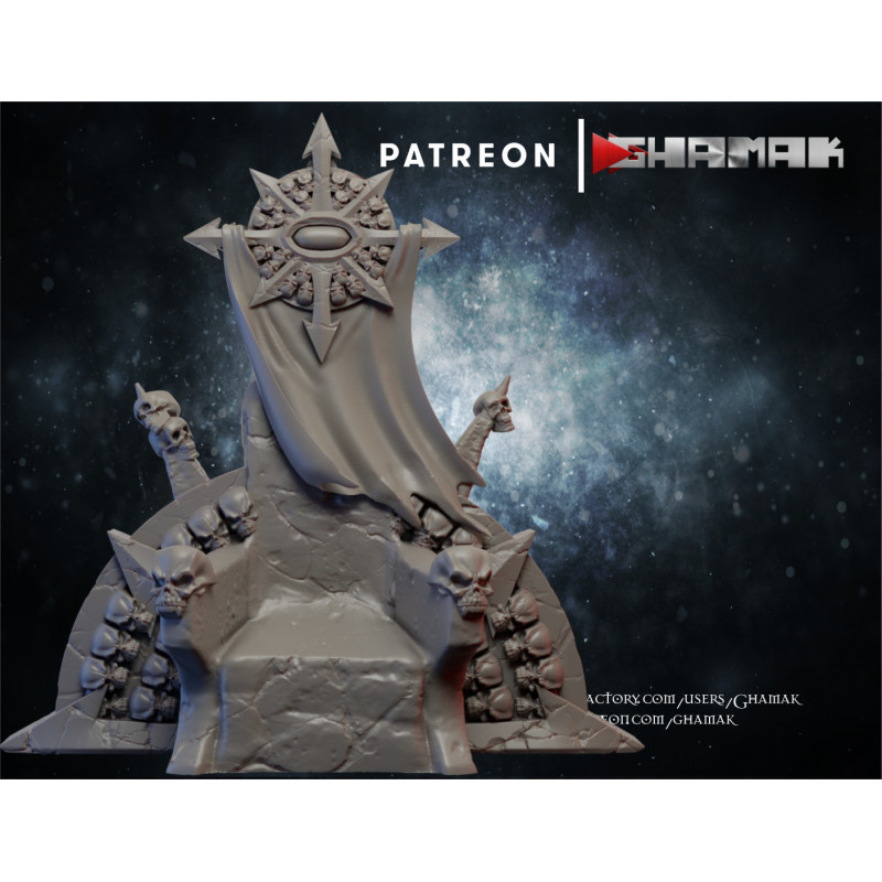 "Armée du Chaos Ghamak - Figurines 3D pour Wargames Fantasy & Batailles Épiques"