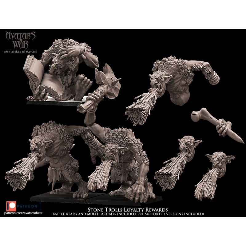 Avatars Of War -Kit Trolls de pierre vomi     Avatars Of War -Kit Trolls de pierre vomi