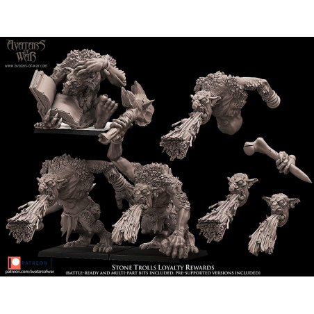 Avatars Of War -Kit Trolls de pierre vomi     Avatars Of War -Kit Trolls de pierre vomi
