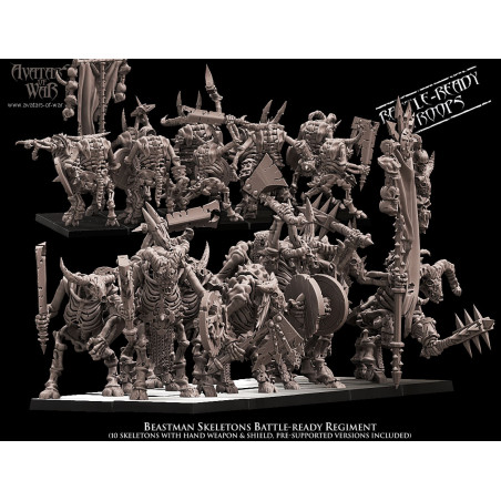Avatars of War-Kit squelettes Gobelins   