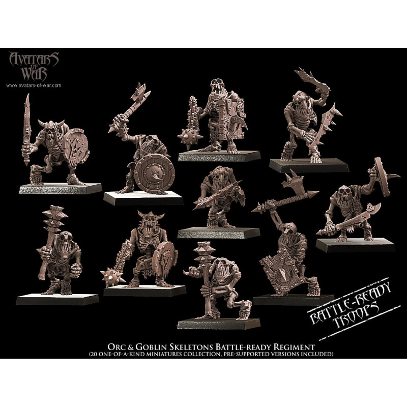 Avatars of War-Kit squelettes Gobelins   