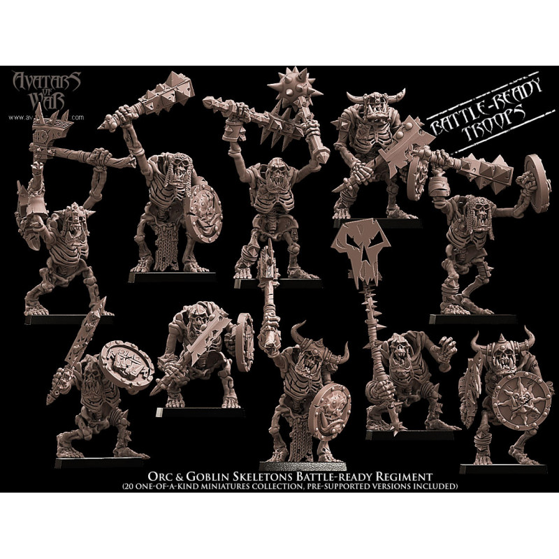 Avatars of War-Kit squelettes Gobelins   