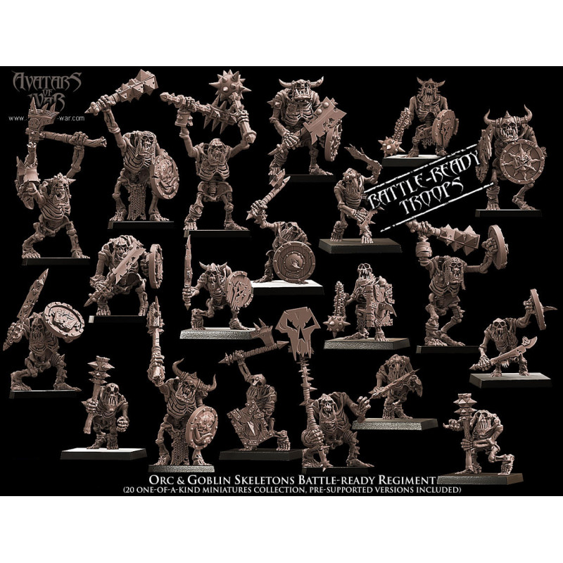 Avatars of War-Kit squelettes Gobelins   