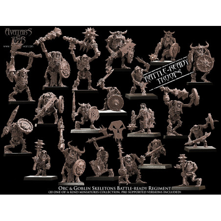 Avatars of War-Kit squelettes Gobelins   