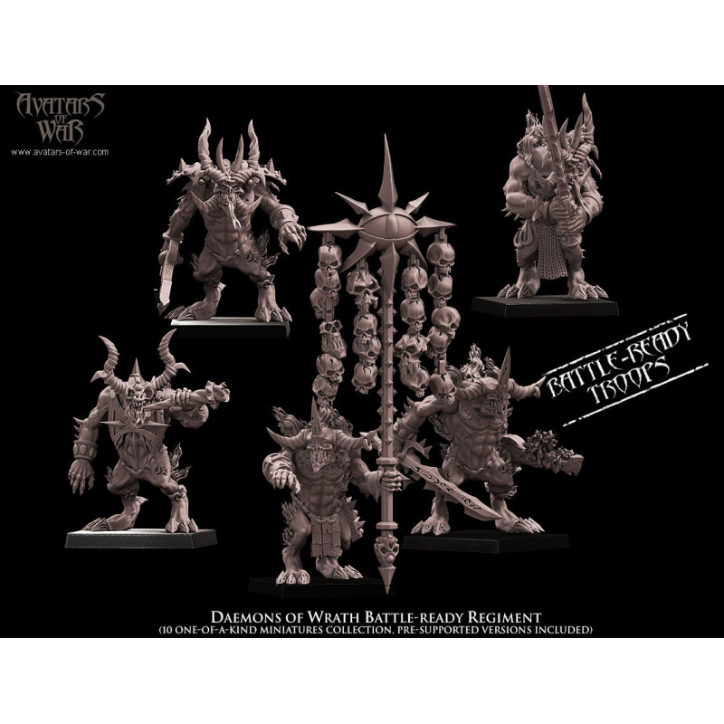 Avatars Of War 3D-Kit Démons de la colère 