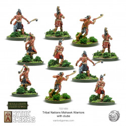 Warlord Games-Tribal nations Mohawk warriors with clubs  (2)