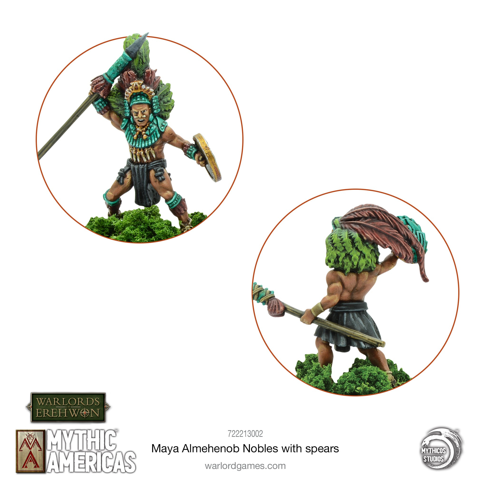 Warlord Games-Maya Almehenob nobles with spears - Photo 3 sur 3