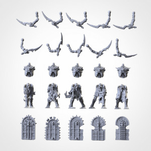 Txarly Factory-Necropolis guard 2 épées 