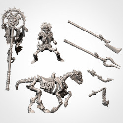 Txarly Factory-Battle Bearer Skeleton on foot/horse  (2)