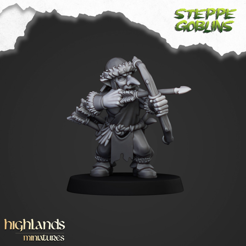 Higlands Miniature-Steppe Goblins Archer 