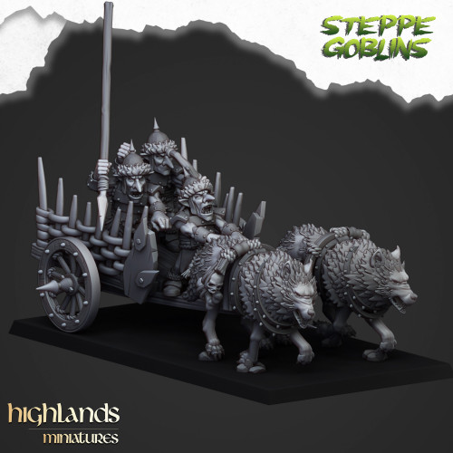 Higlands Miniature-Steppe Goblin Chariot 