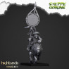 Higlands Miniature-Steppe Goblin Sur loups 