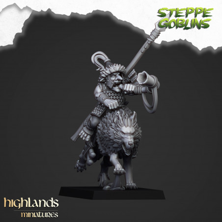 Higlands Miniature-Steppe Goblin Sur loups 