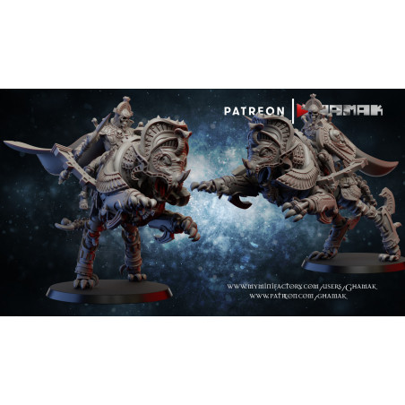 Figurines Morts-Vivants Ghamak – Armées Squelettiques et Horreurs Fantasy en 3D

