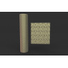 Rouleau texturé 1 pour socles Impréssion 3D pour jeux de figurines 