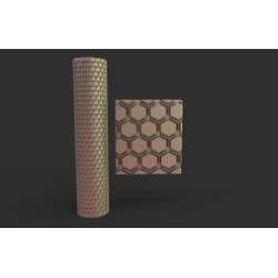 Rouleau texturé 3 pour socles Impréssion 3D pour jeux de figurines 