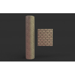Rouleau texturé 4 pour socles Impréssion 3D pour jeux de figurines 