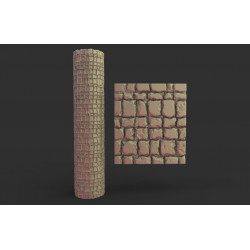 Rouleau texturé 7 pour socles Impréssion 3D pour jeux de figurines