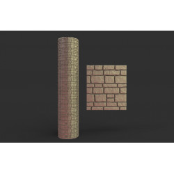 Rouleau texturé 8 pour socles Impréssion 3D pour jeux de figurines 