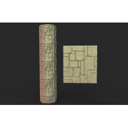 Rouleau texturé 17 pour socles Impréssion 3D pour jeux de figurines 