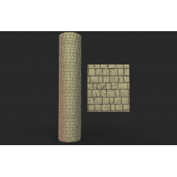 Rouleau texturé 19 pour socles Impréssion 3D pour jeux de figurines 
